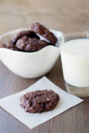 Galletas de chocolate y zapallitos