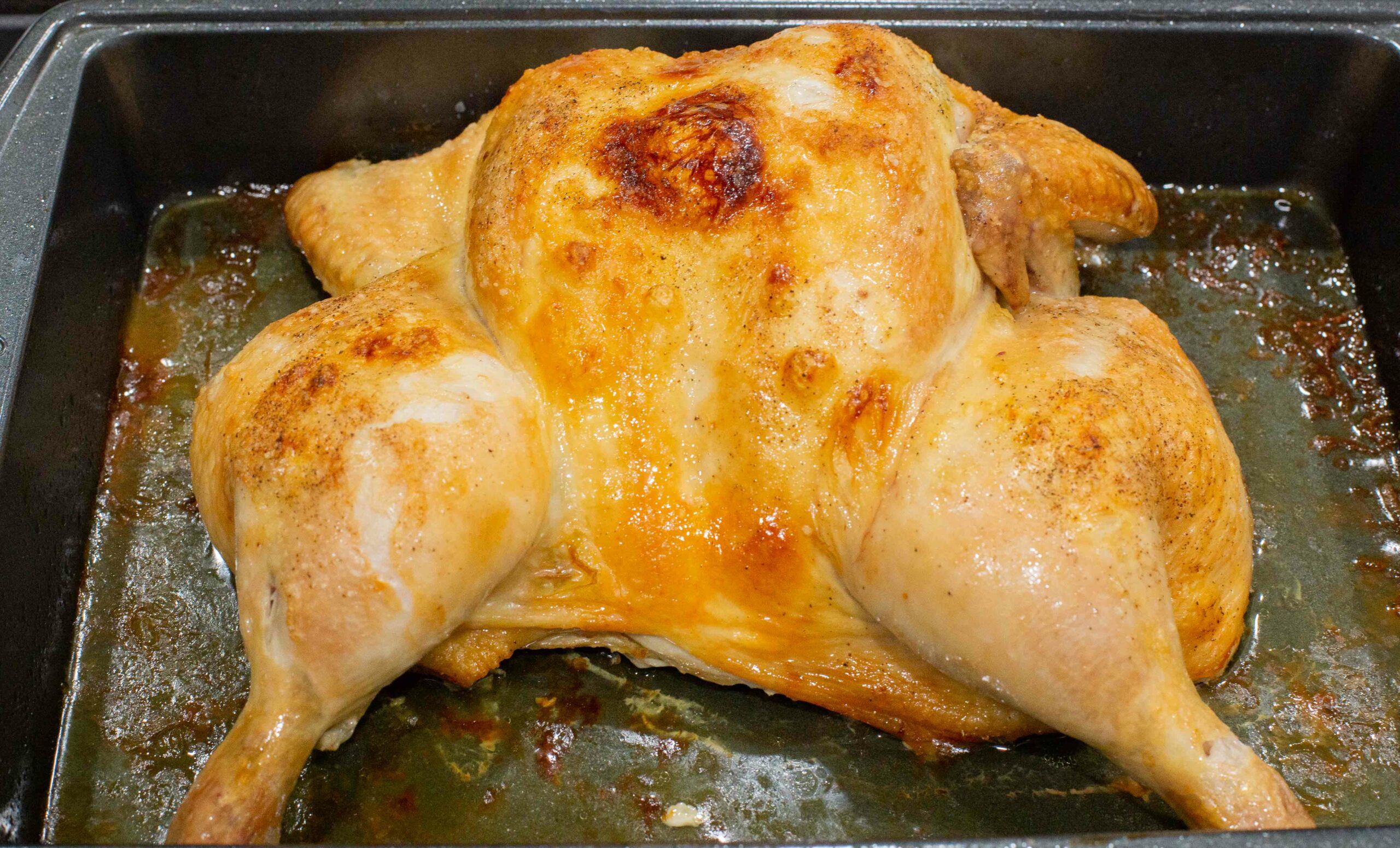 Pollo asado al horno fácil y rápido - La Cocina Chilena de Pilar Hernández