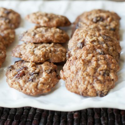 Galletas de avena y pasas