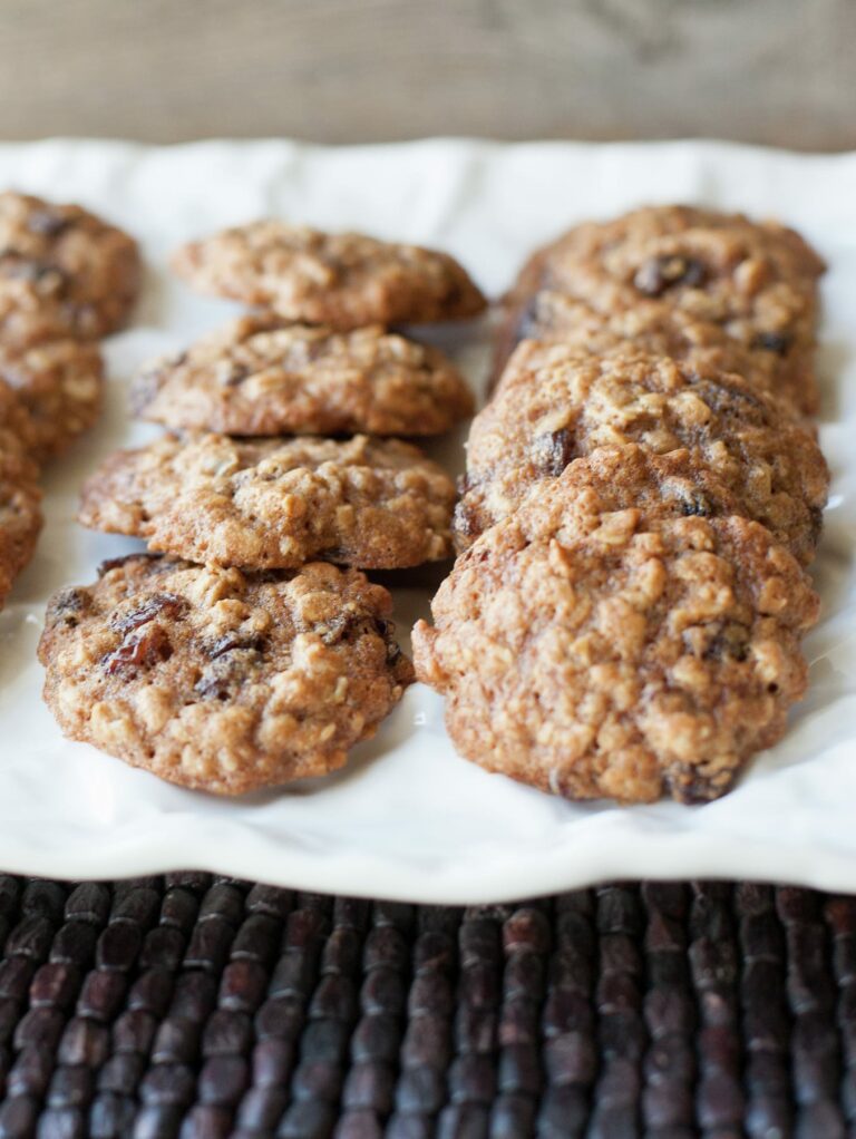Galletas de avena y pasas