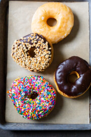 Donas caseras gringas, receta paso a paso