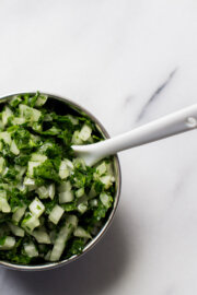 Salsa verde chilena