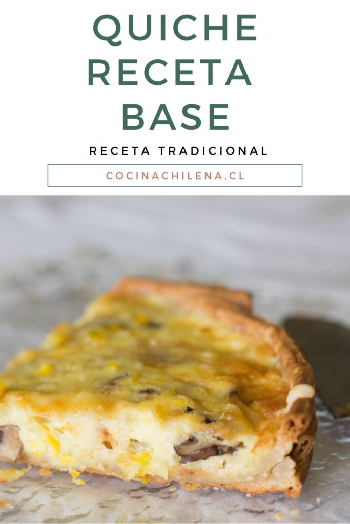 Quiche receta base