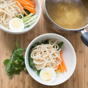 Platos de ramen.