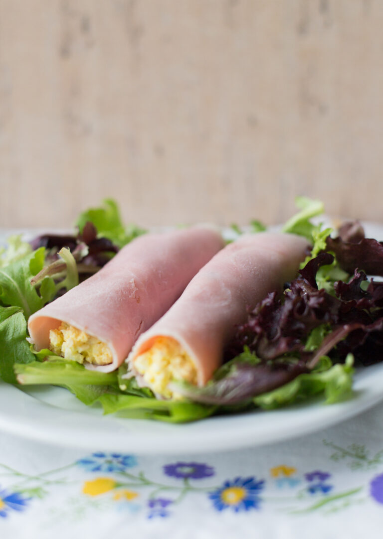 Rollitos de jamón, receta chilena