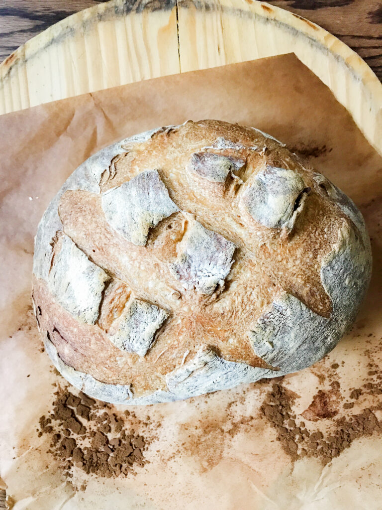 Pan de campo sin amasar