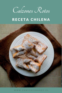Calzones rotos, receta chilena