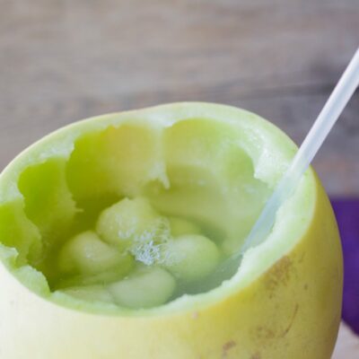 Melón con Vino