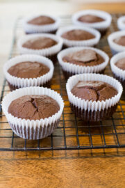 Cupcake de chocolate sin azúcar