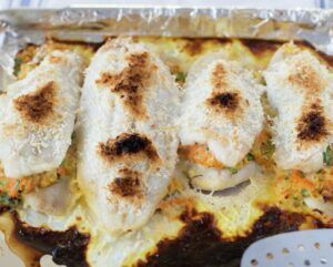 Baked Stuffed Fish, Chilean Recipe