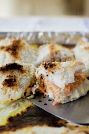 Pescado relleno, receta chilena