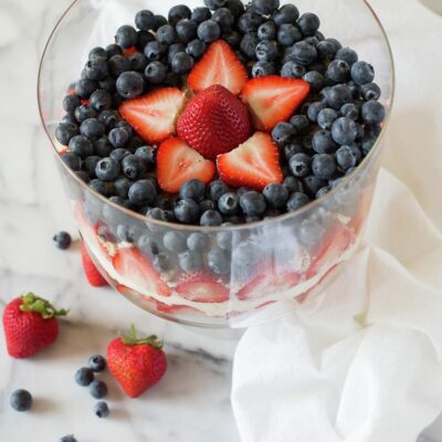 Postre Copón de frutillas