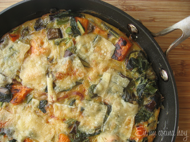 Tortilla de vegetales