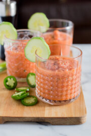 Sopa fría de tomates o gazpacho