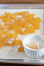 Homemade Mango gummies