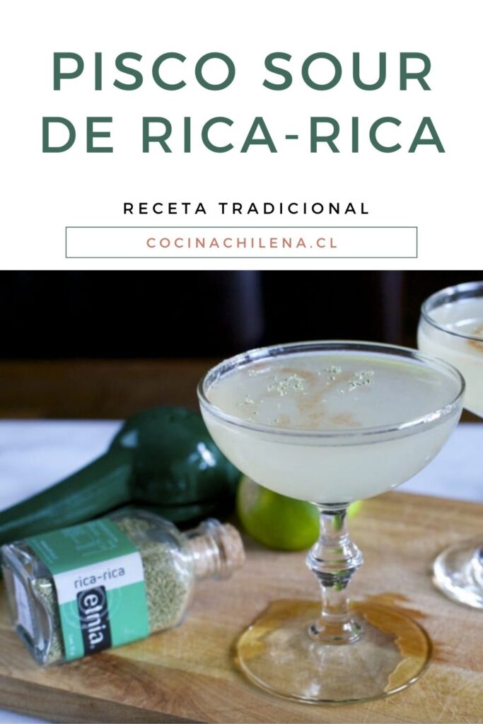 Pisco Sour de rica-rica