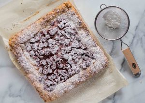 Kuchen de cereza fácil