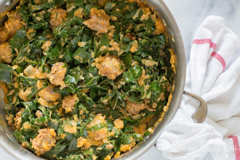 Guiso de acelga, receta chilena