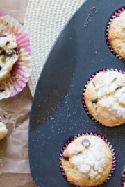 Muffins con chispas de chocolate