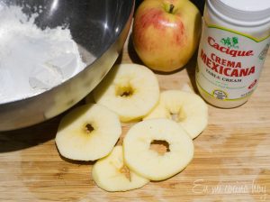 Buñuelos de manzana, ingredientes