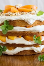 Peaches and Cream Cake