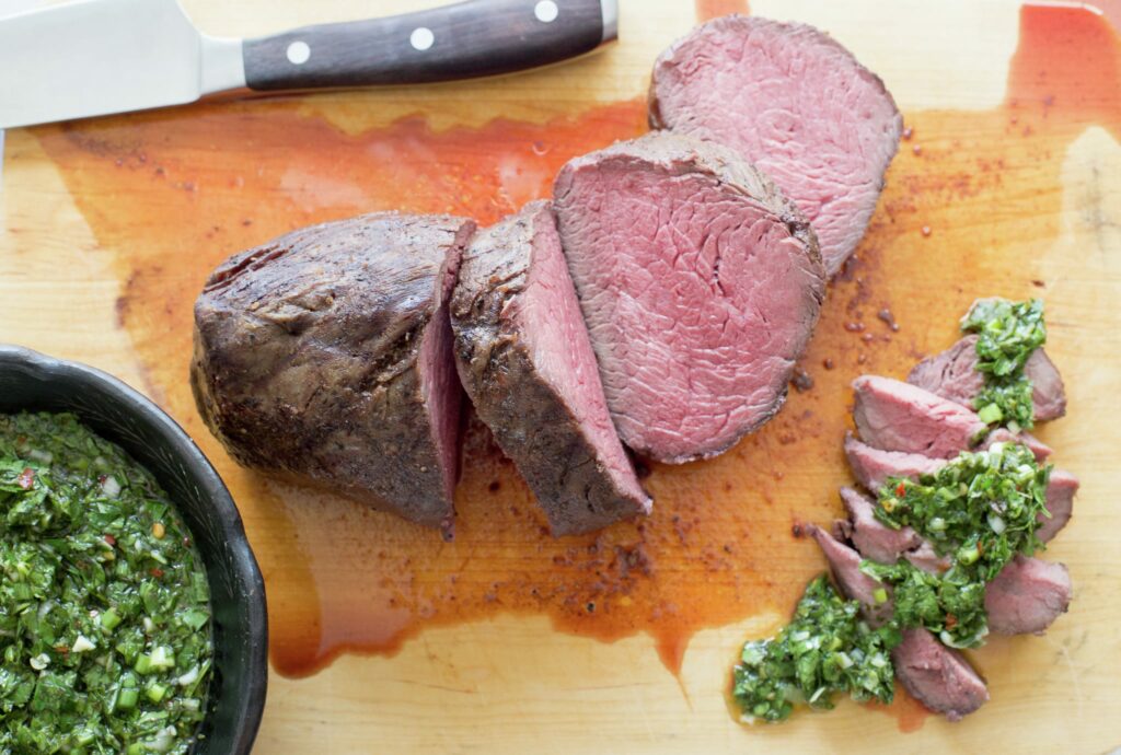 Chateauloin Roast with chimichurri