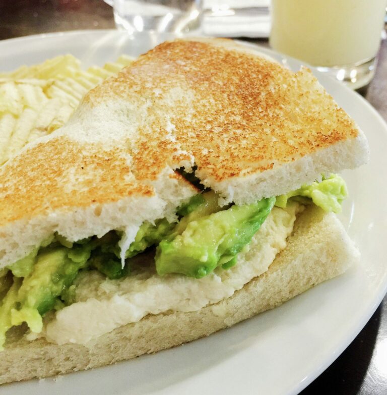 Ave palta, sandwich chileno