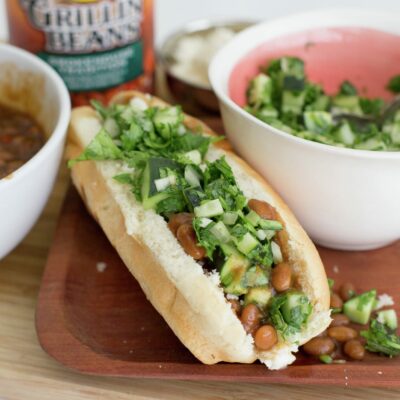 Chilean Green Pebre for Hotdogs
