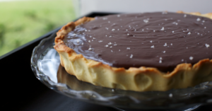 Tarta de caramelo y chocolate