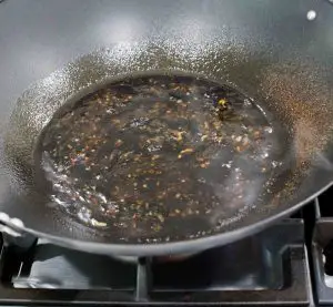 salsa Mongolian en wok