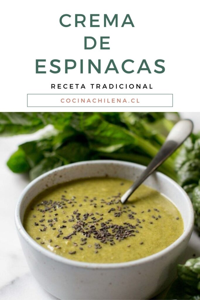 Crema de espinacas