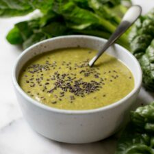 Crema de espinacas