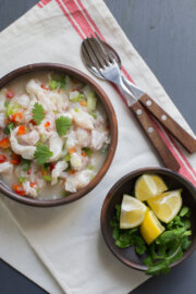 Ceviche chileno de pescado