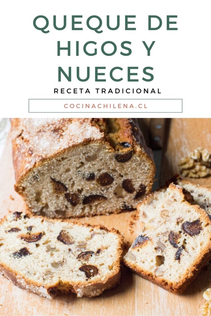 Queque de higos y nueces