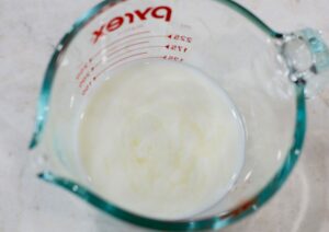 Leche con limón.