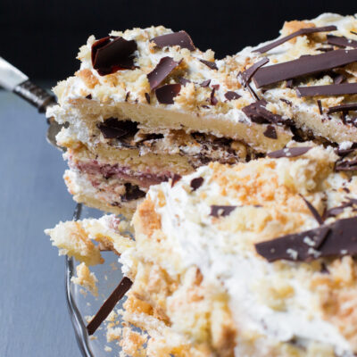 Torta Cielo, receta chilena