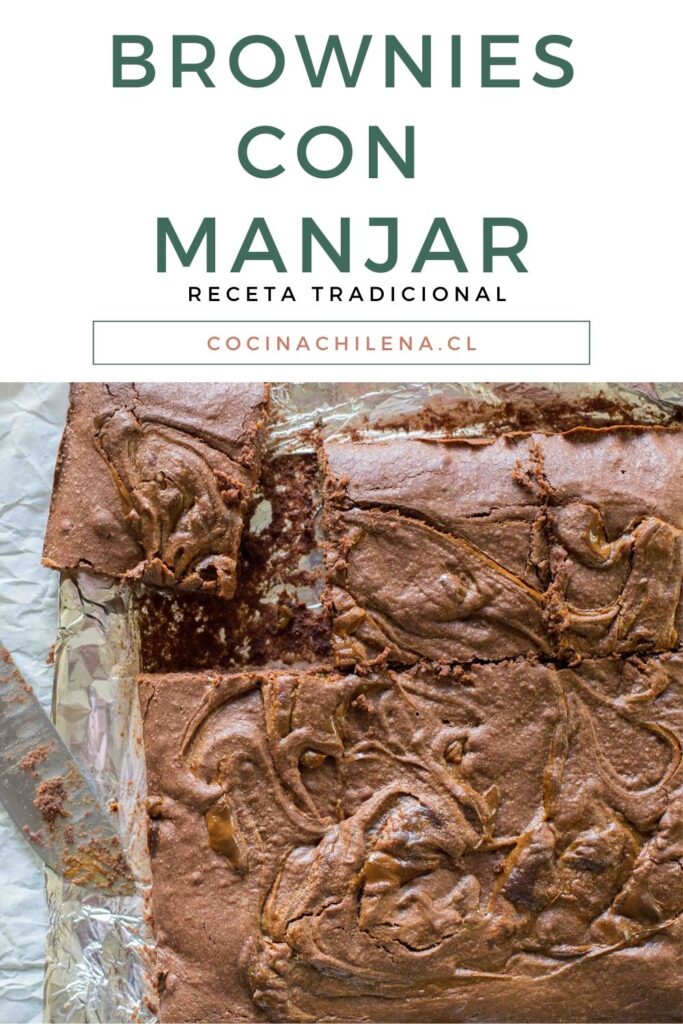 brownies con manjar