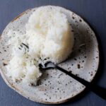 Arroz graneado en el microonda