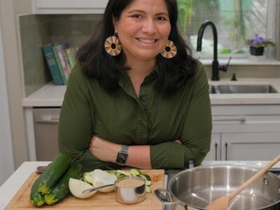 Foto de Pilar Hernandez en su cocina