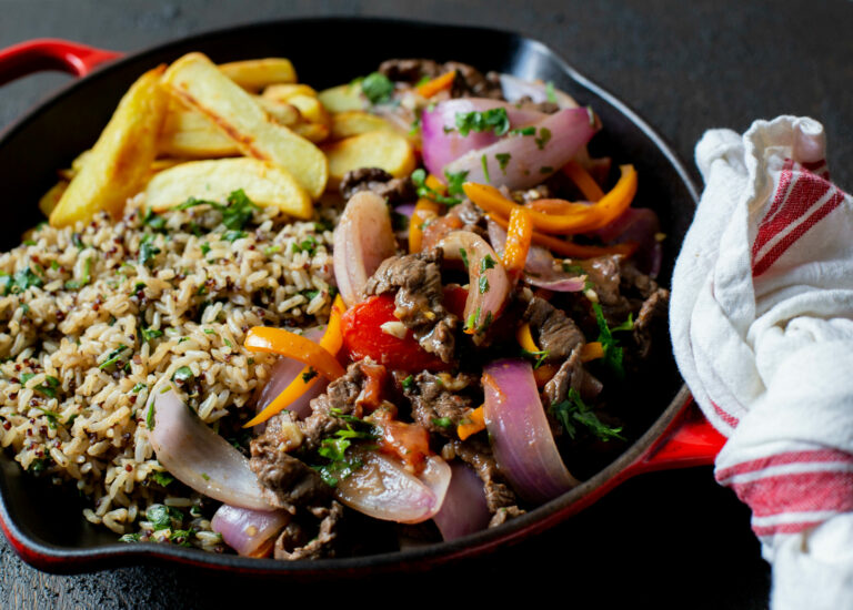 Lomo Saltado, receta peruana