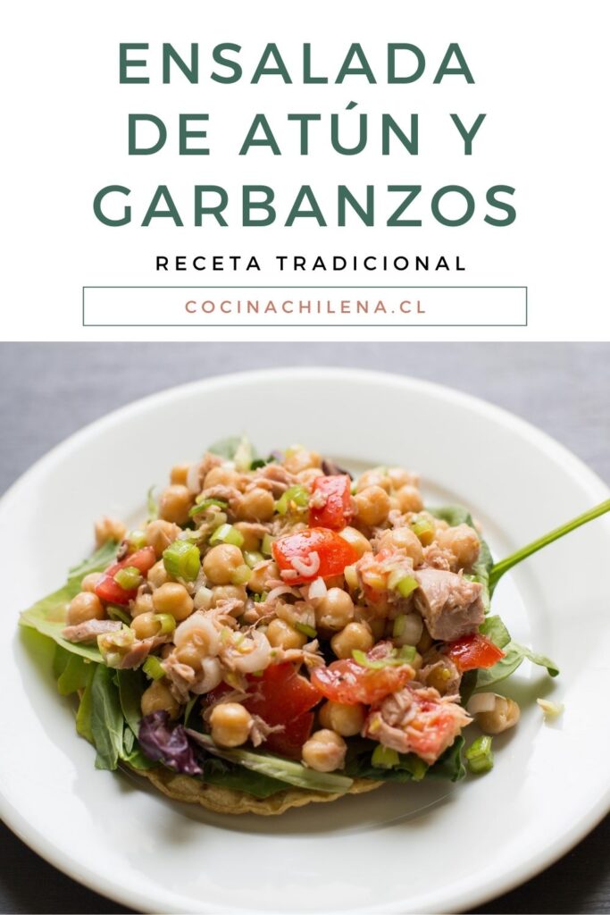 Ensalada de atún y garbanzos