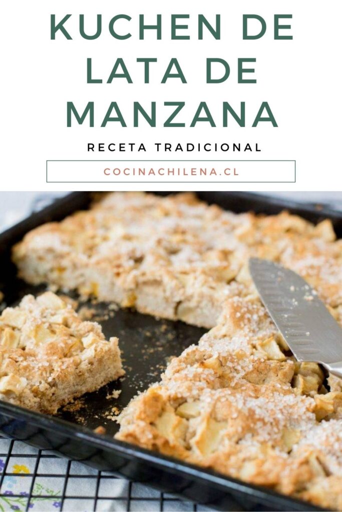 Kuchen de lata de manzana