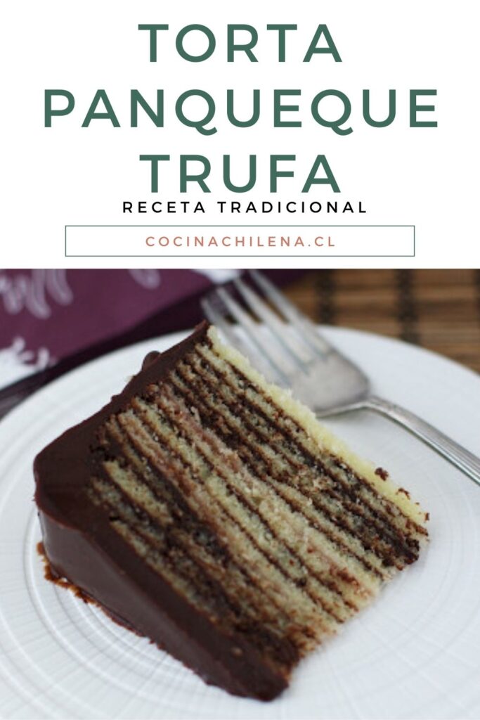 Torta panqueque trufa