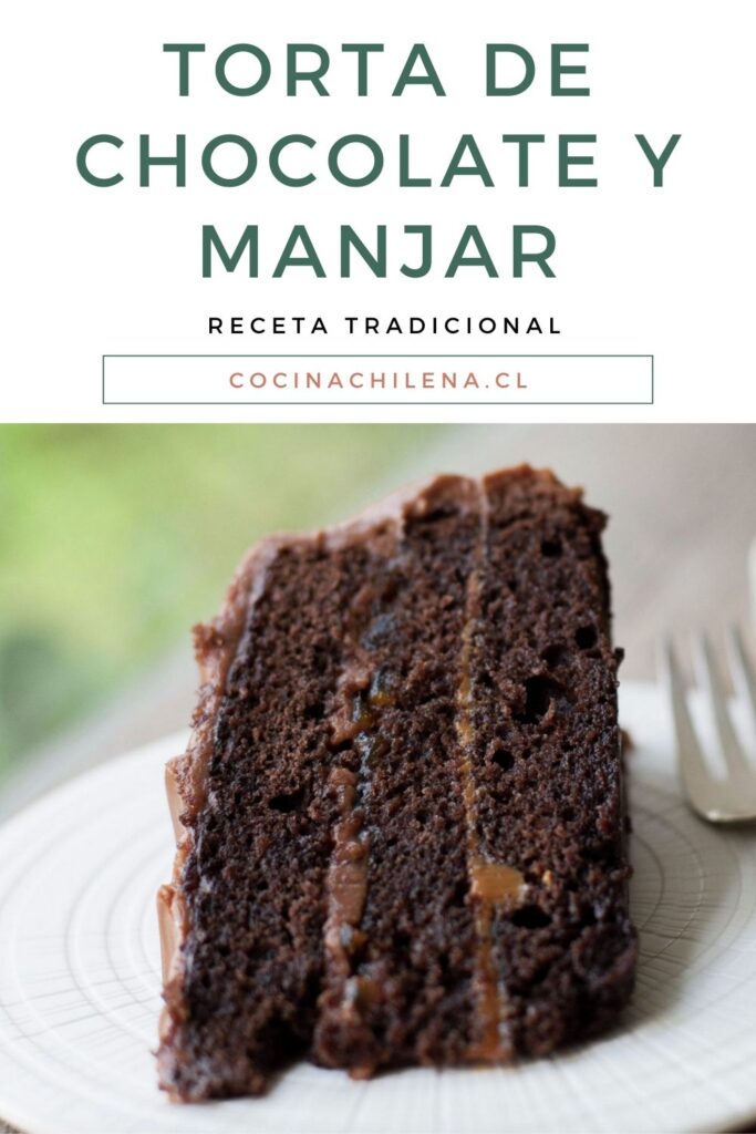 Torta de chocolate y manjar