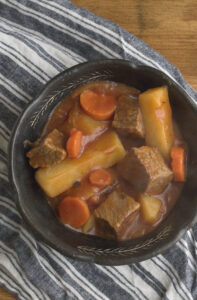 Estofado de carne chileno.