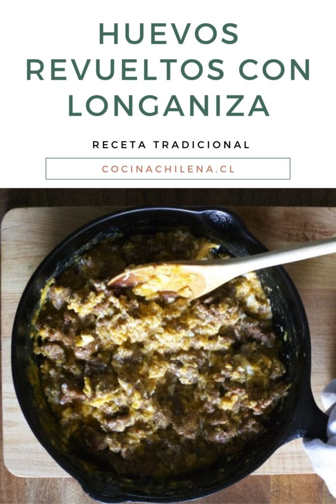 Huevos revueltos con longaniza