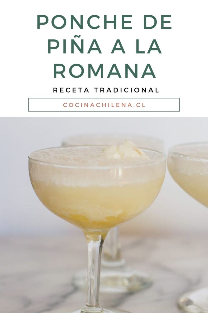 Ponche de piña a la romana