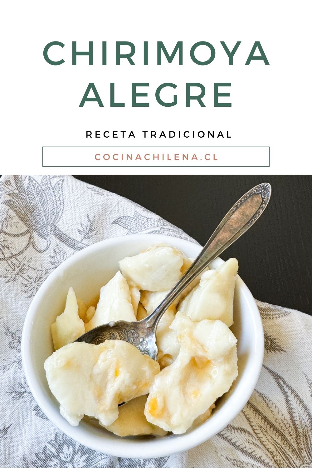 Postre Chirimoya Alegre