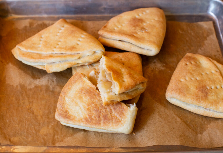 Dobladitas pan chileno