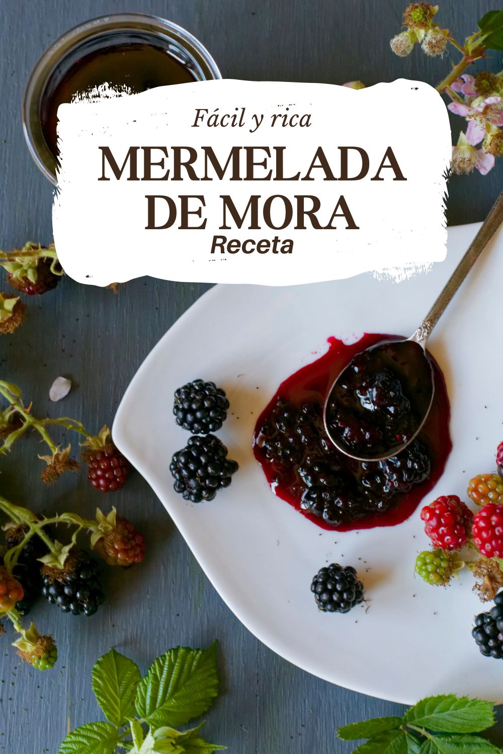 Receta de mermelada de mora Pin